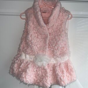 Little lass toddler plushy vest